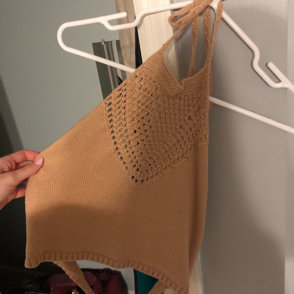 Kendall and Kylie Crochet Halter Top